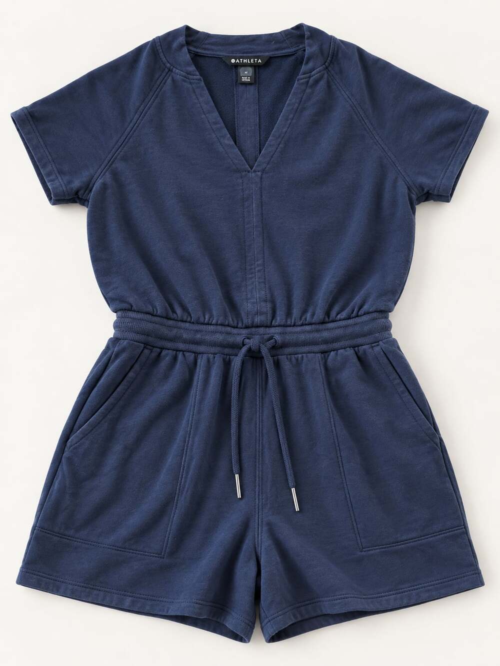 Athleta Sweatshirt Romper Size XS Drawstring Super Soft! (L)